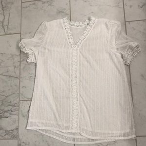 White Blouse with pretty detail